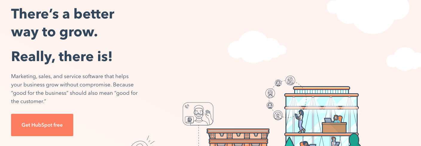 包含附加标题元素的Hubspot主页