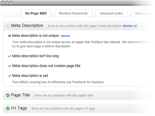 Pages Report Screenshot of SEO errors