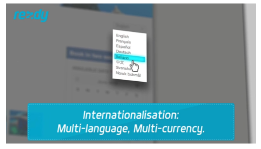 Rezdy为全球用户提供语言选择的视频