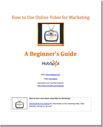 免费电子书:如何使用在线视频营销