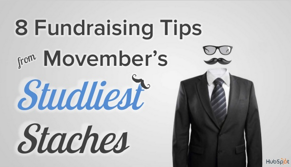 Movember最帅的胡子分享他们的筹款技巧
