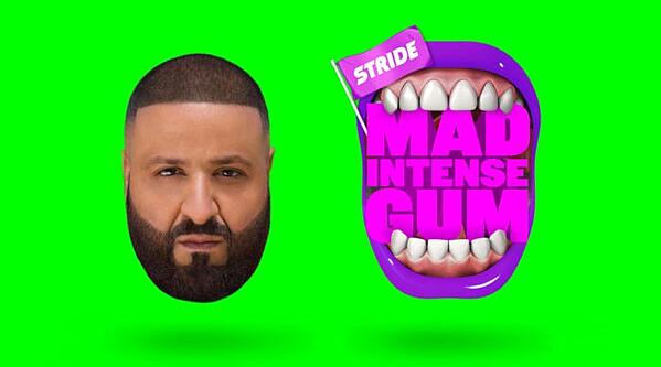 与DJ Khaled合作的跨口香糖网红营销活动