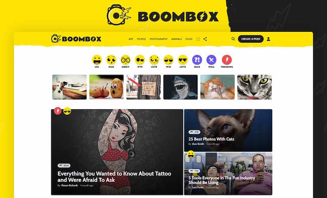 BoomBox病毒式传播和Buzz WordPress主题