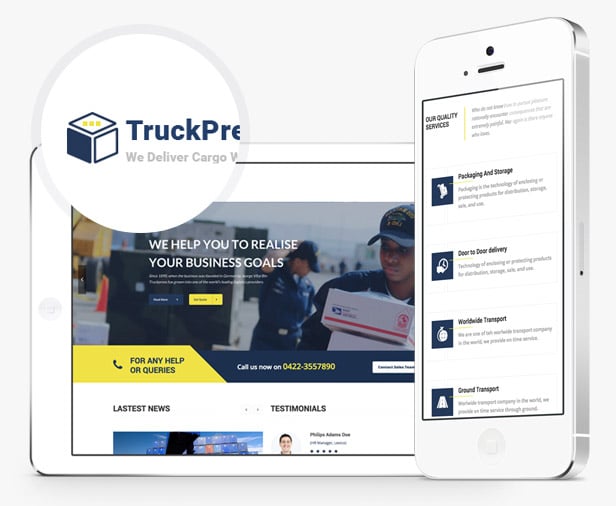 TruckPress工业WordPress主题