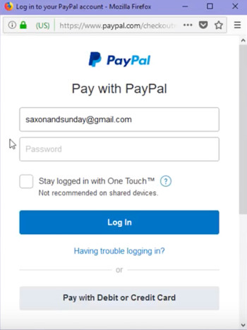 使用PayPal用于数字货物插件的PayPal付款