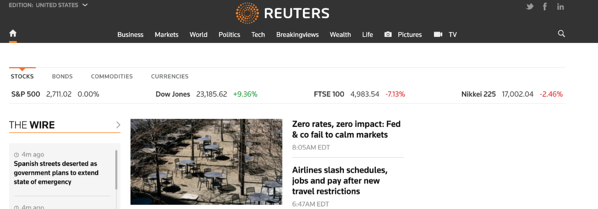 Reuters-homepage-on-wordpress