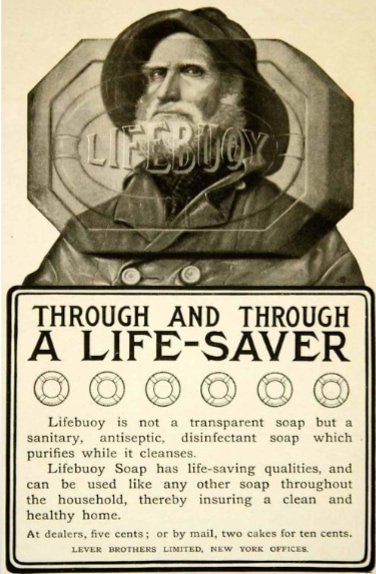 广告历史联合利华lifebuoy香皂