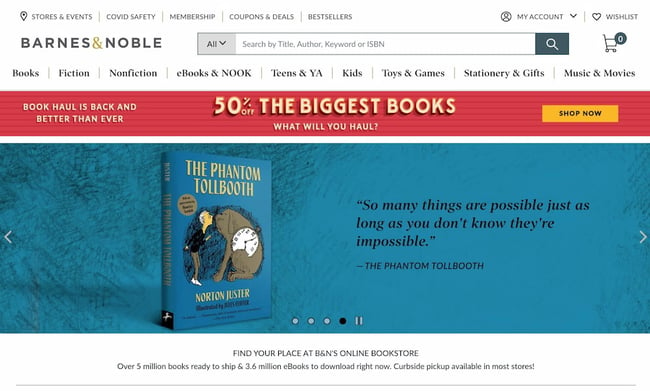 Barnes & Noble全渠道营销的例子