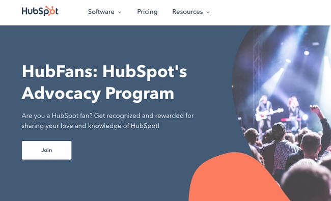品牌知名度的例子:HubSpot