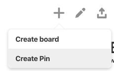 Create-A-PIN按钮