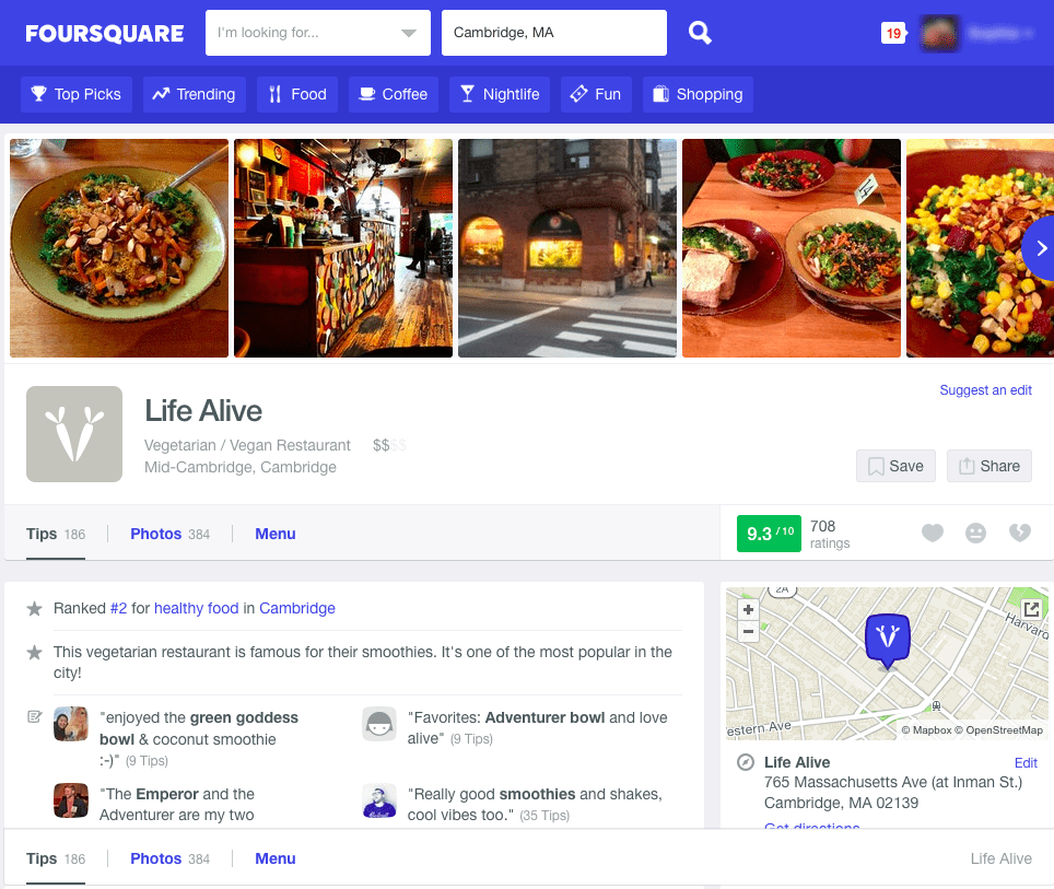 foursquare-customer-review-sites