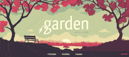 Garden eststudio的网站头部图像使用视差滚动