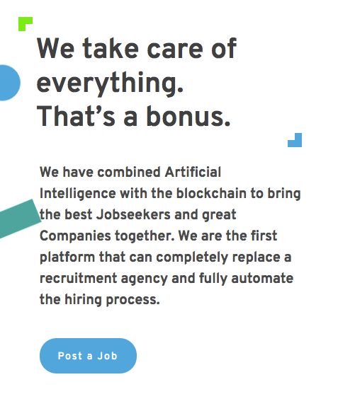 Job.com使用区块链为求职者寻找工作。