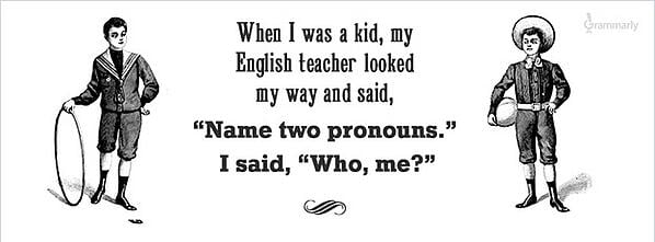 name-two-pronouns语法的笑话