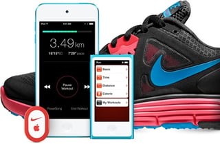 耐克+鞋，iPhone和iPod