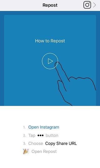 Instagram应用的重新发布的蓝色主页