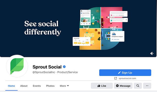 Sprout社会Facebook封面照片