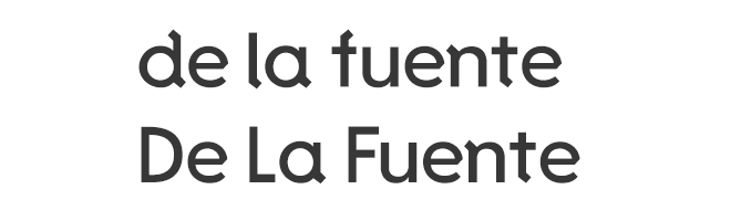 De La Fuente自由现代字体