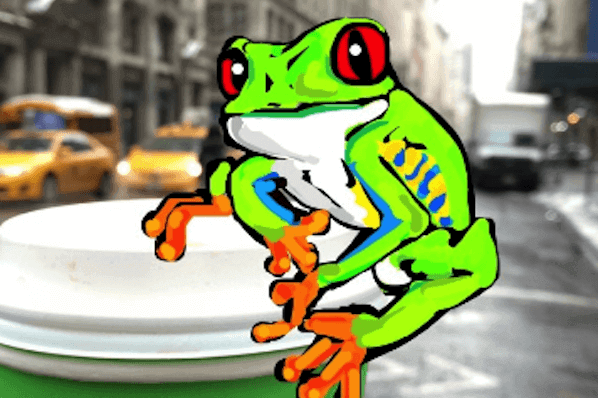 青蛙 -  Snapchat-绘图
