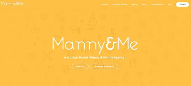 Manny和Me Homepage  -  Avada主题示例